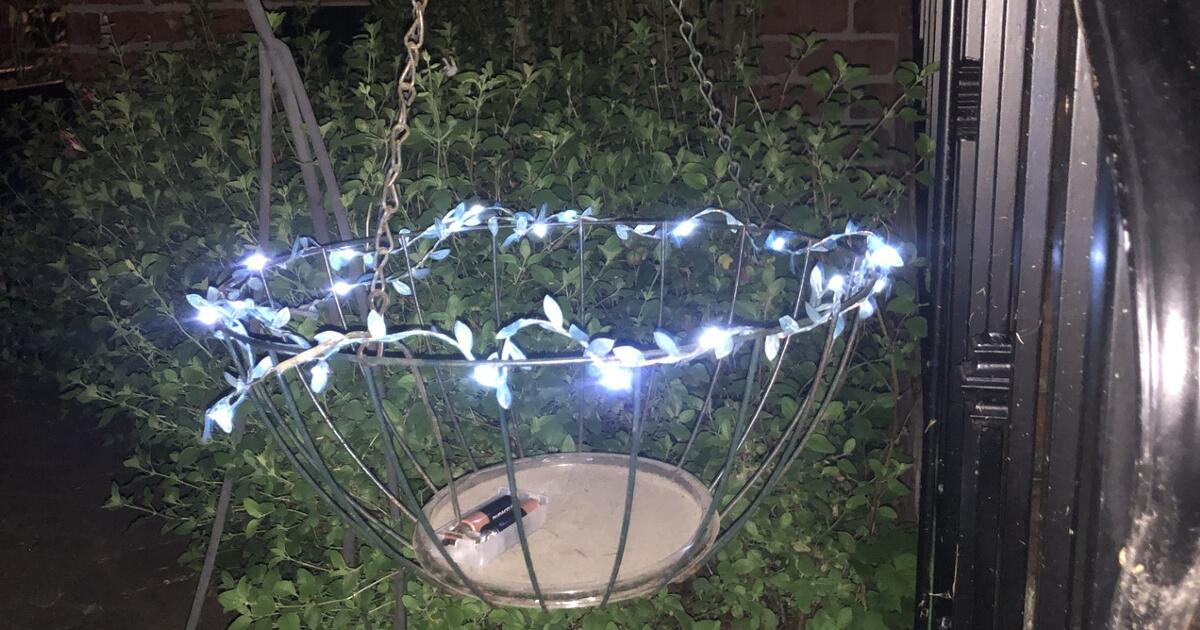 Lighted hanging planter. for 5 in Suffolk, VA For Sale & Free — Nextdoor