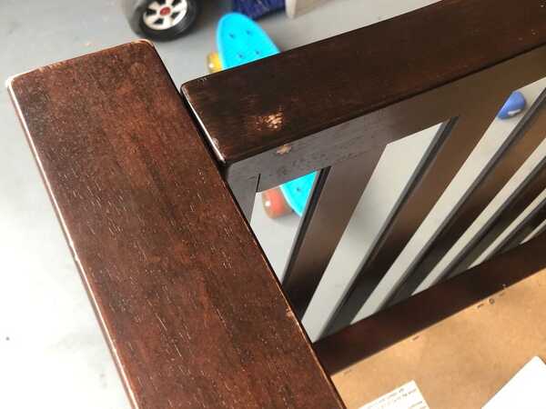 Baby cache bliss curved top top crib