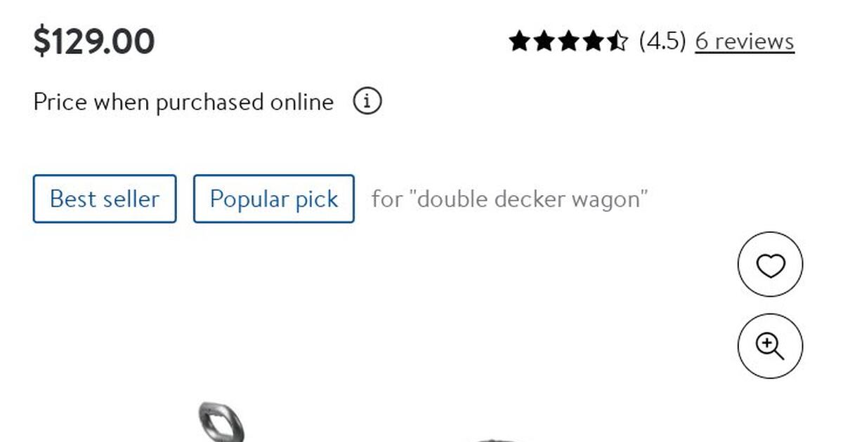 double Decker utility wagon with tail gate for 75 in Stanwood, WA