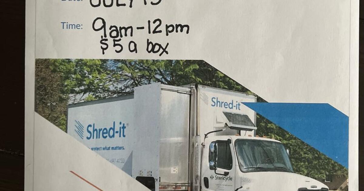 Documents Shredding Event for 5 in Winston Salem, NC Finds — Nextdoor