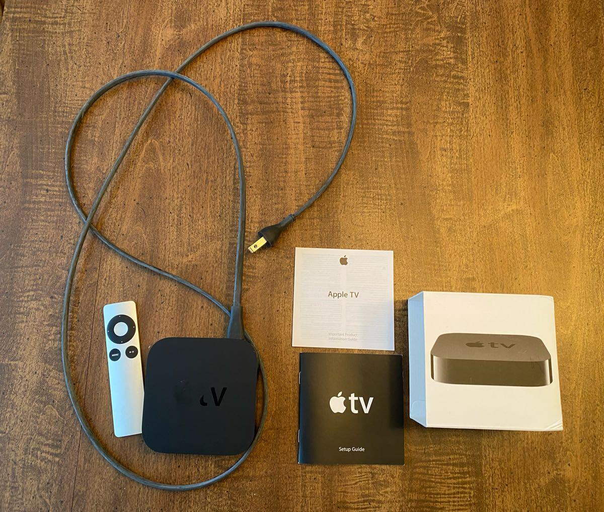 Apple TV with Remote and Setup Guide