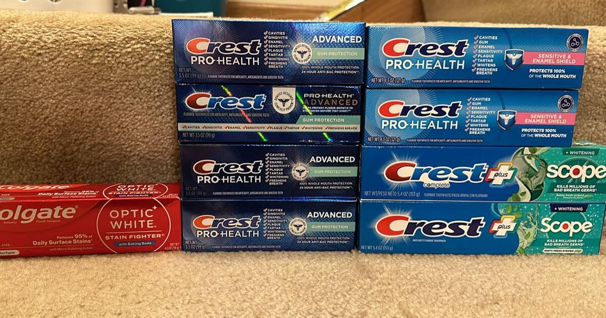 Crest & Colgate toothpastes new $2/box for $2 in Maple Grove, MN | For ...