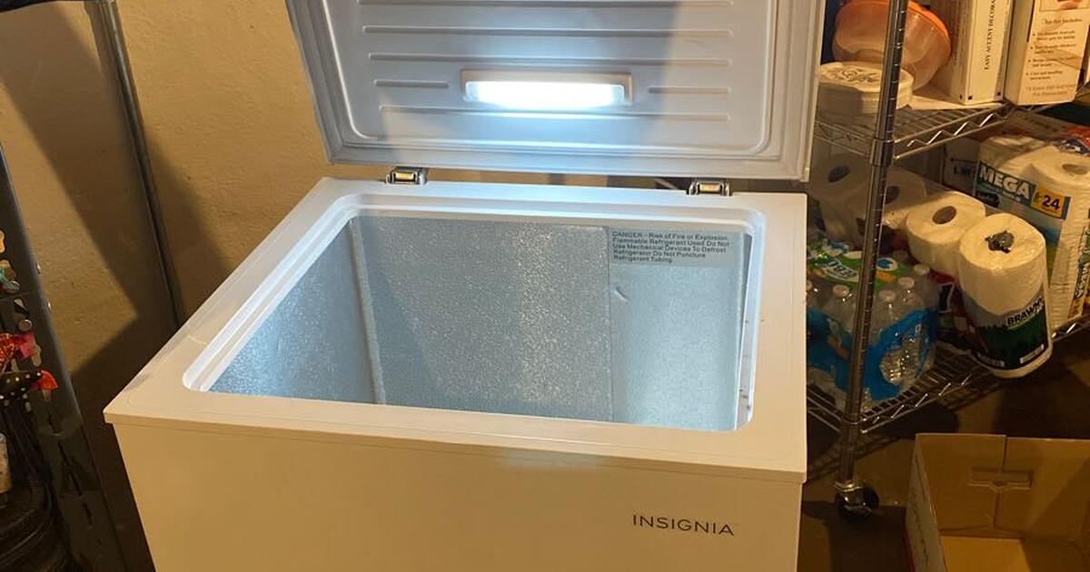 Insignia 5cuft chest freezer for Free in Portland, OR For Sale & Free