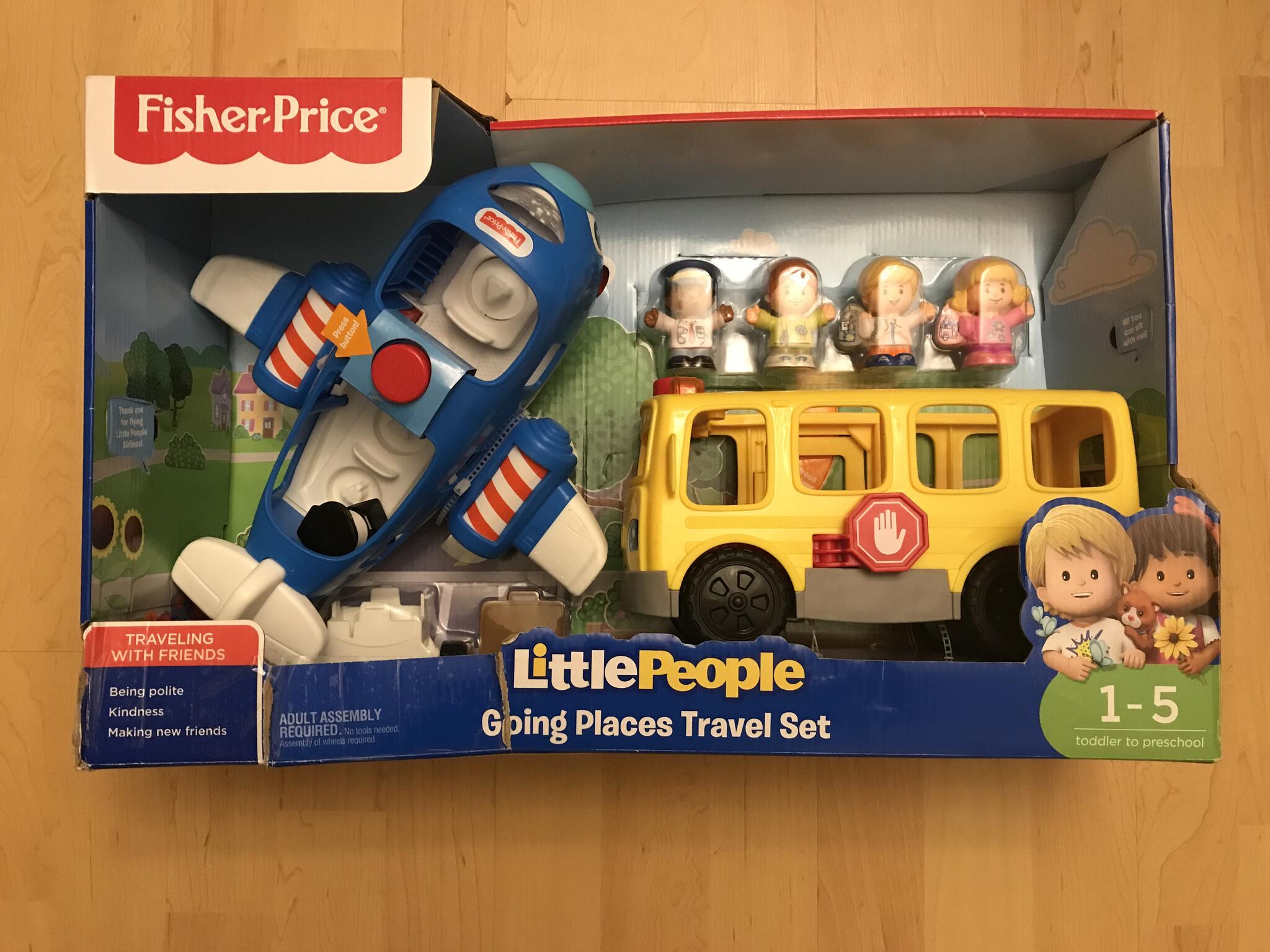 fisher price little people going places travel set