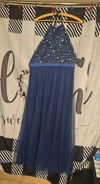 Prom Dress Blue Halter Dress For $85 In Murfreesboro, TN | For Sale & Free Nextdoor Prom Dress Blue Halter Dress For $85 In Murfreesboro, TN | For Sale & Free Nextdoor