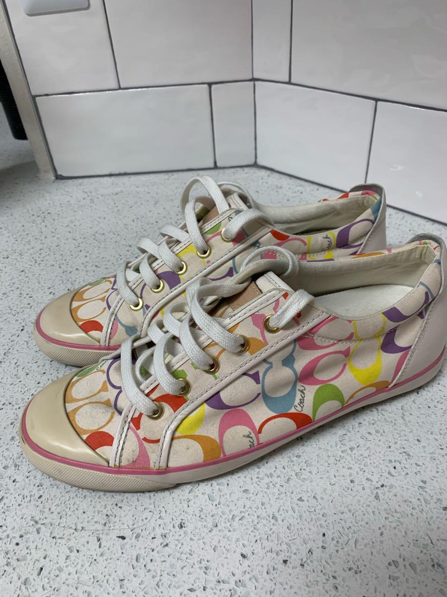 coach scribble sneakers