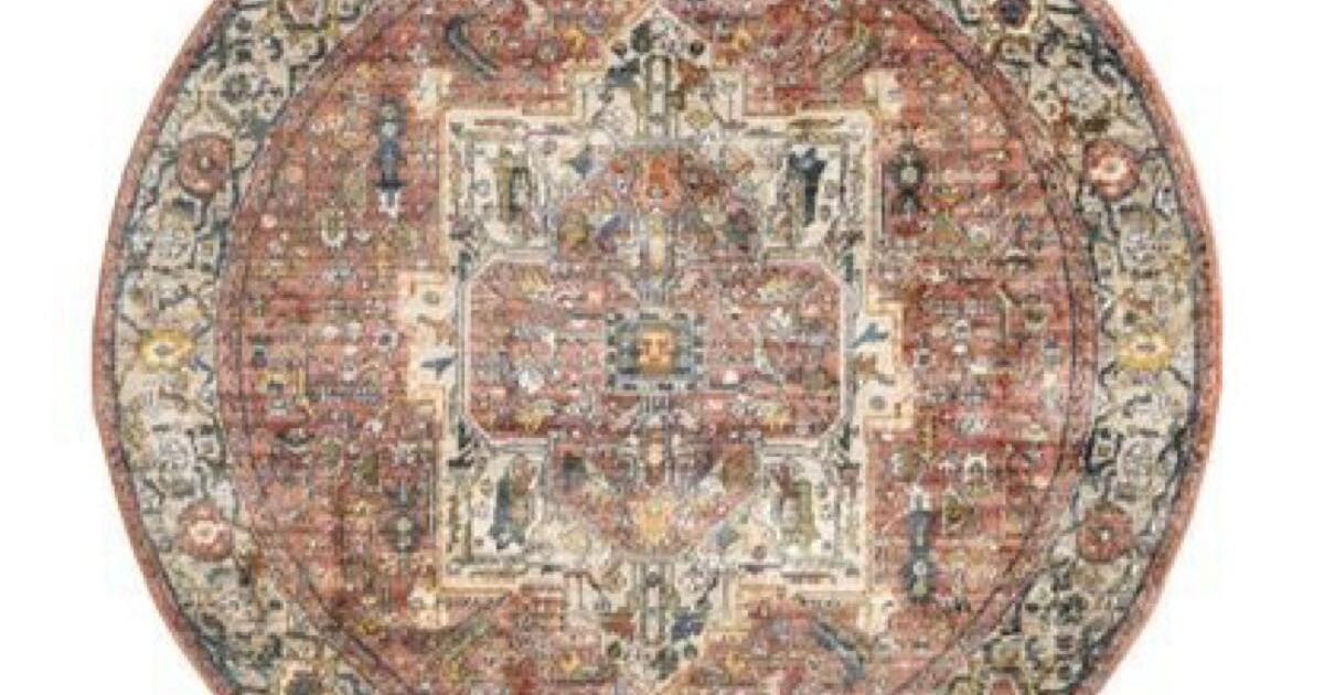 Two Fringed Medallion 8' Round Area Rugs for 100 in Seattle, WA For