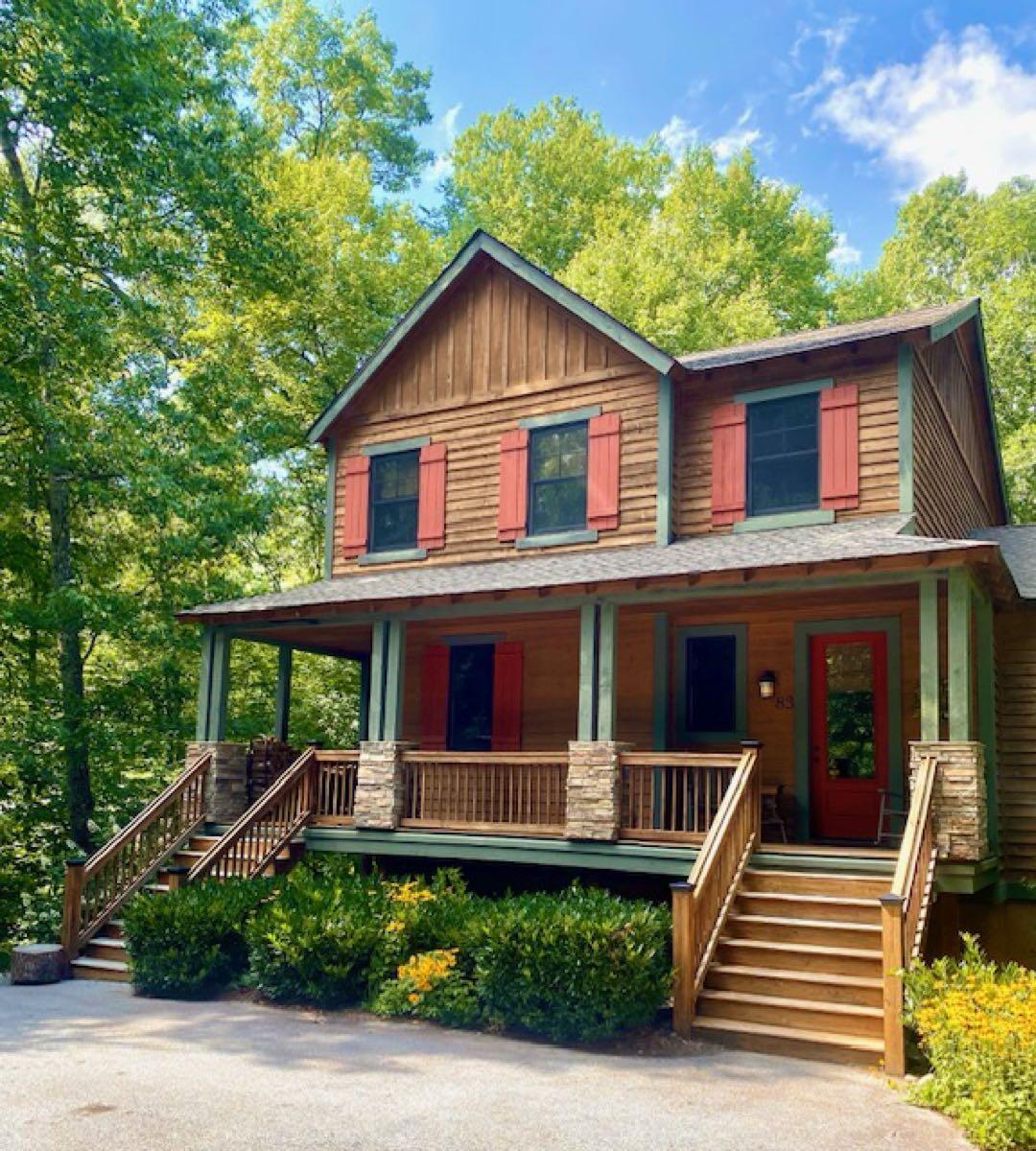 NC mountain home for sale with lake access and golf in beautiful Bear