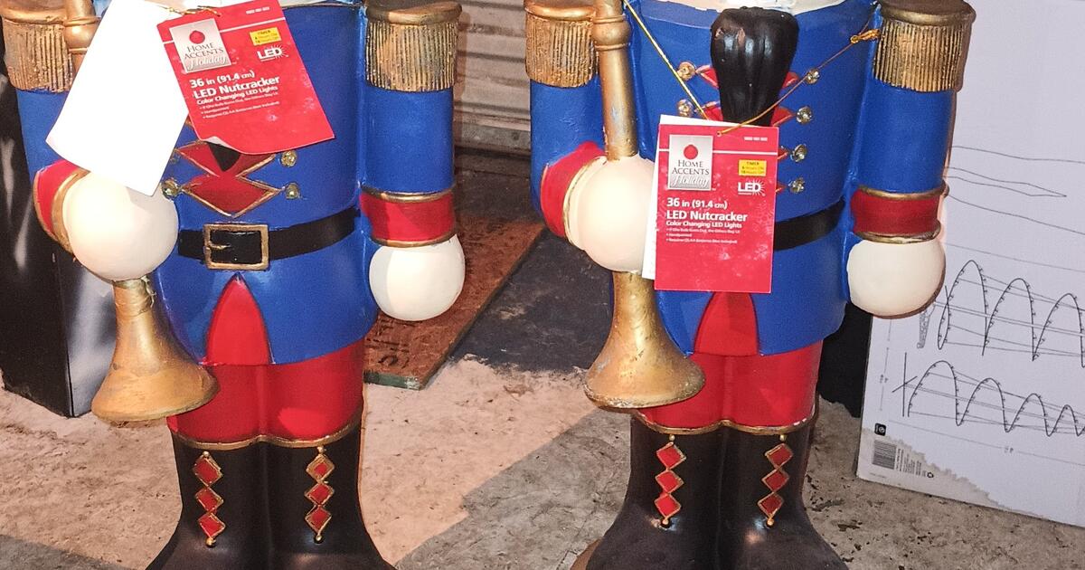 Nut Crackers Light Up Christmas Decorations in Homosassa, FL For Sale & Free — Nextdoor