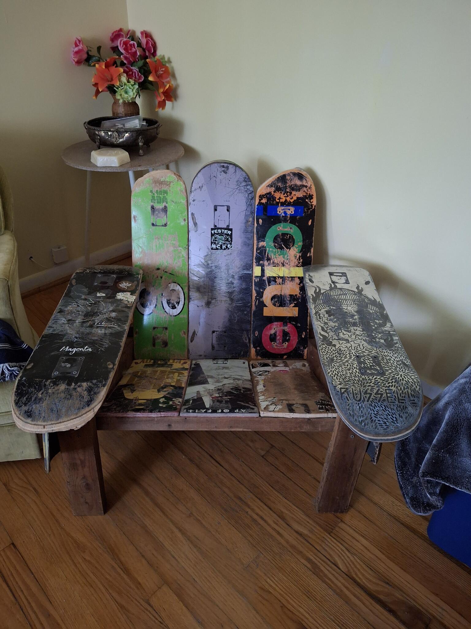Skateboard Deck Chair