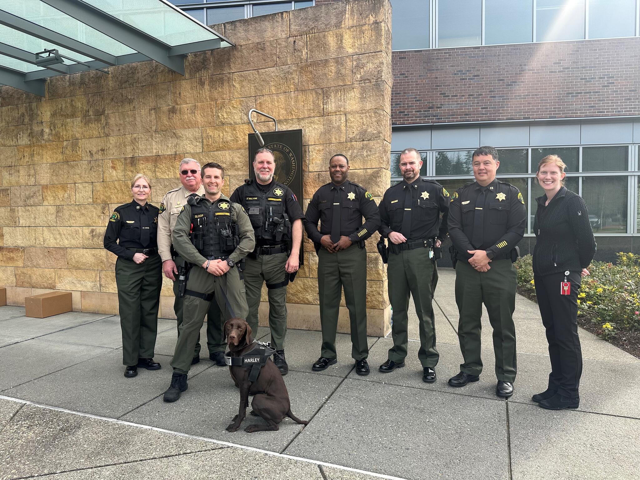 Yesterday, K-9 Harley and Corrections Deputy Brandon Gloor graduated ...