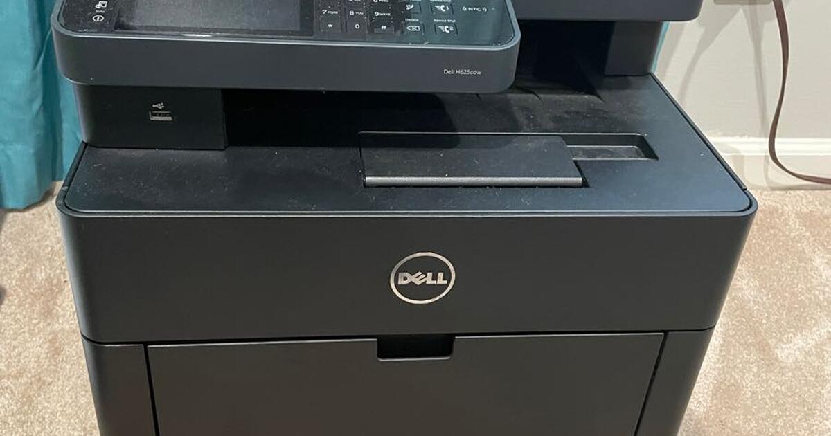 Dell H625cdw Wireless Color Printer with Scanner Copier & Fax for 250