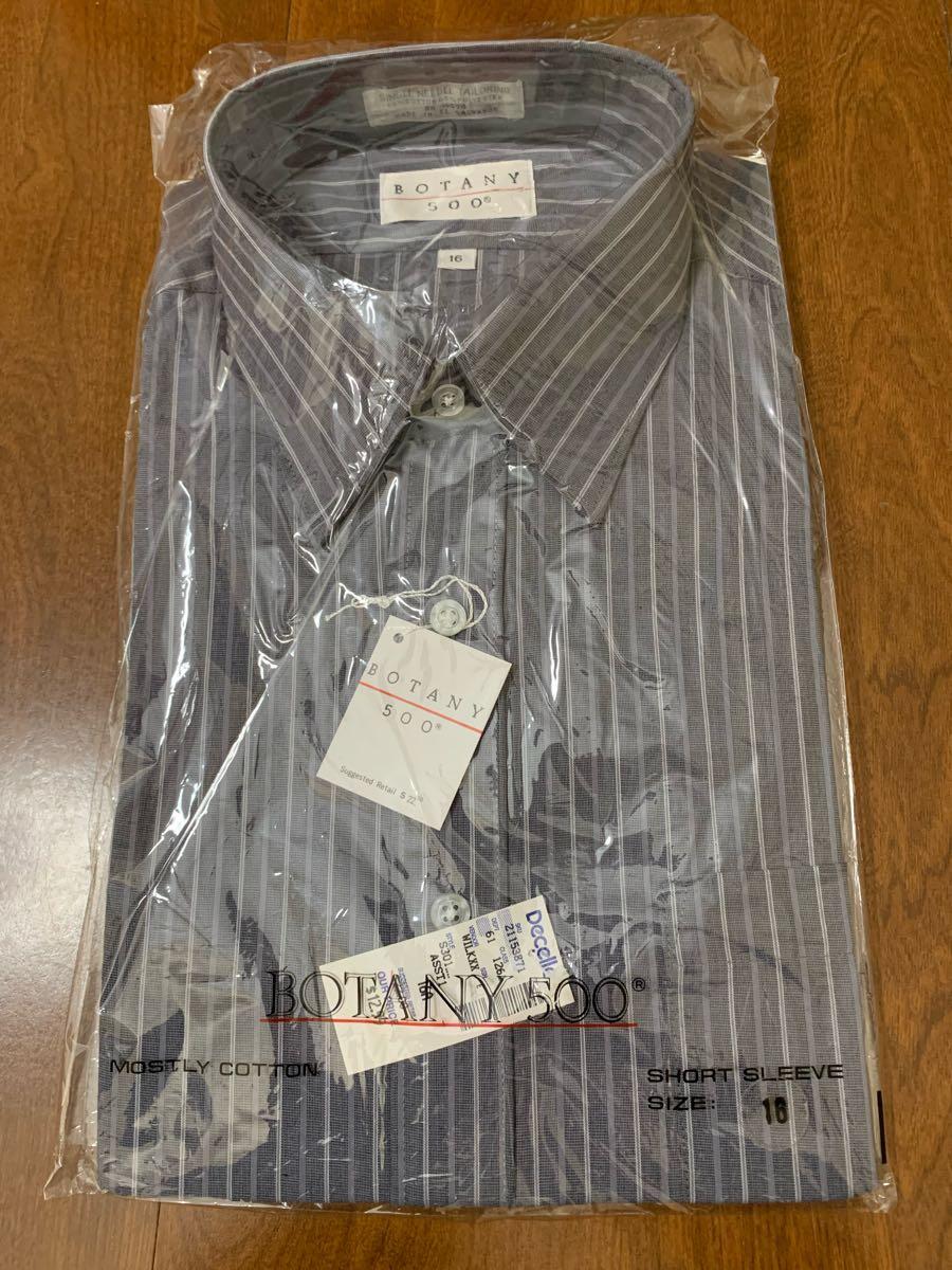 botany 500 dress shirts Mens BOTANY 500 Black Dress Button Down Shirt 16 32/33 Single Needle Tailoring