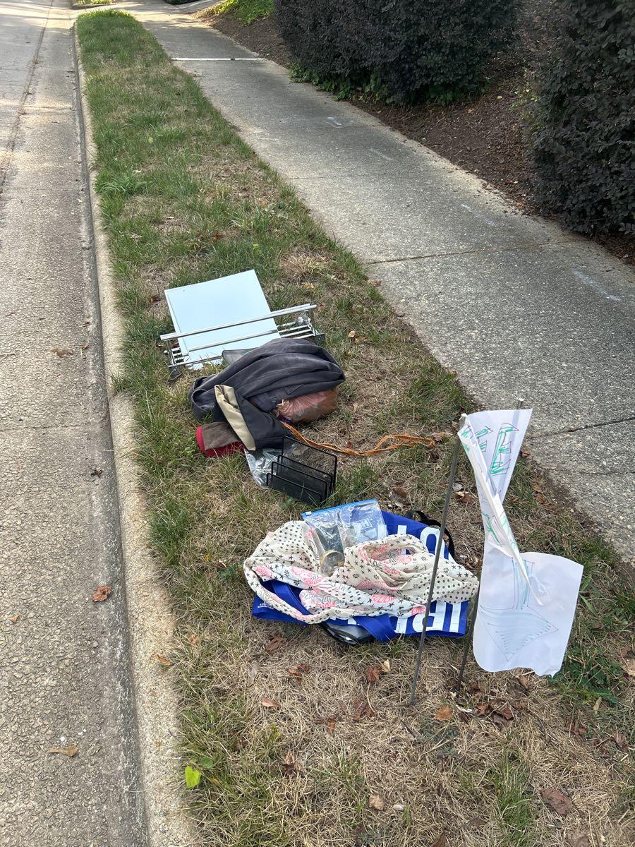 Miscellaneous Items on Curb
