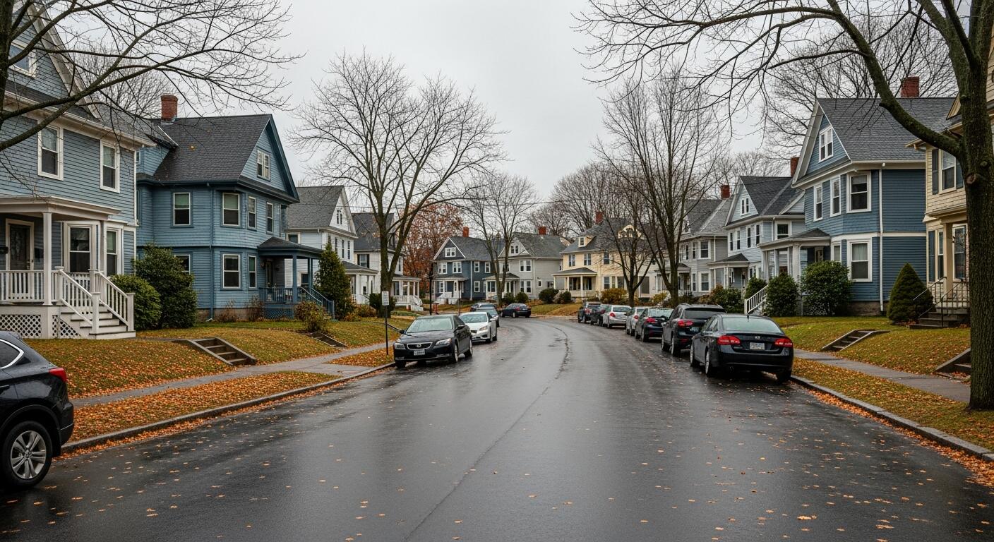 Blank Road Signs Neighborhood Street Corner Provide Direction Drivers  Avenue — Stock Photo © brandonkleinvideo #459276218, image size:1408x768