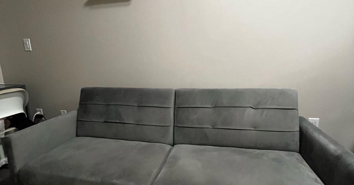 Grey Sofa / Sleeper Couch for Sale for 175 in Bellevue, WA For Sale