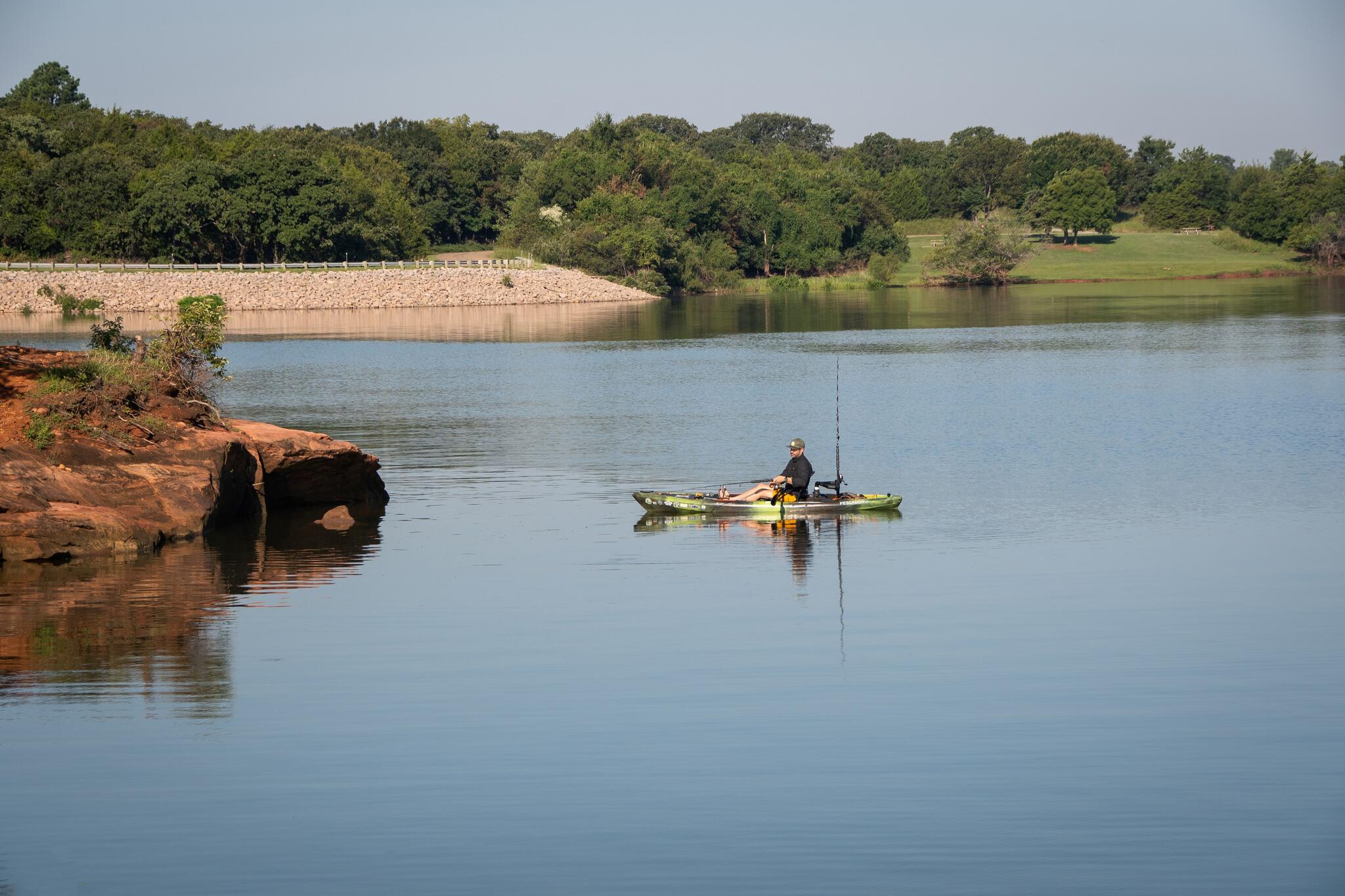 LAKE UPDATE With the recent rains, levels at Arcadia Lake are up