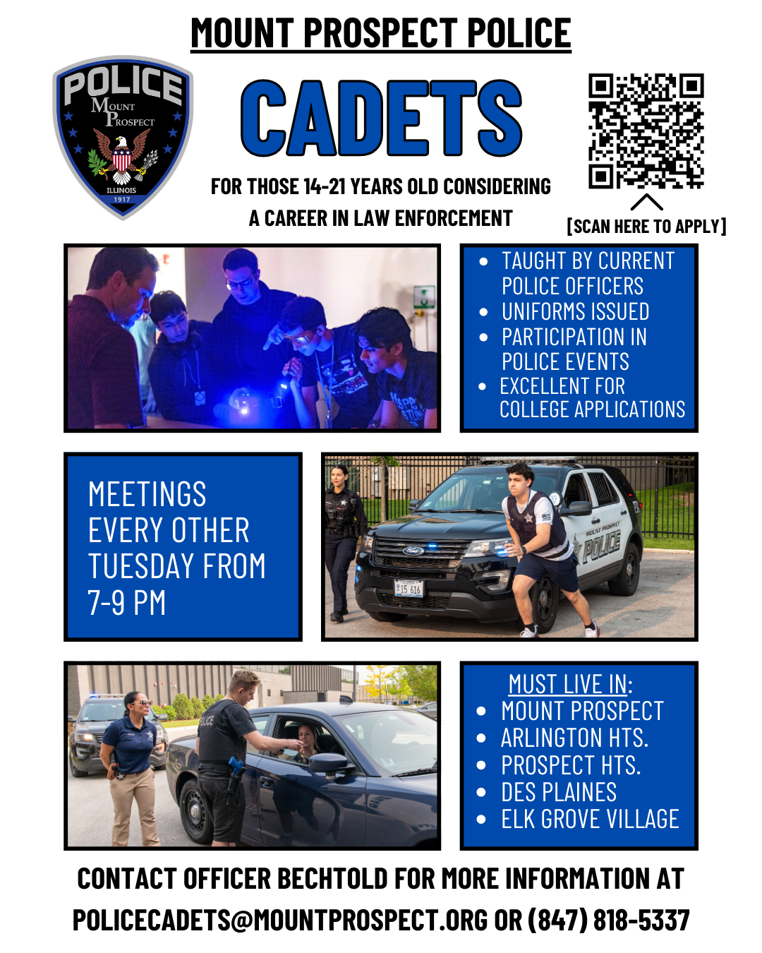 Are you ages 1421 and considering a career in law enforcement? (Mount