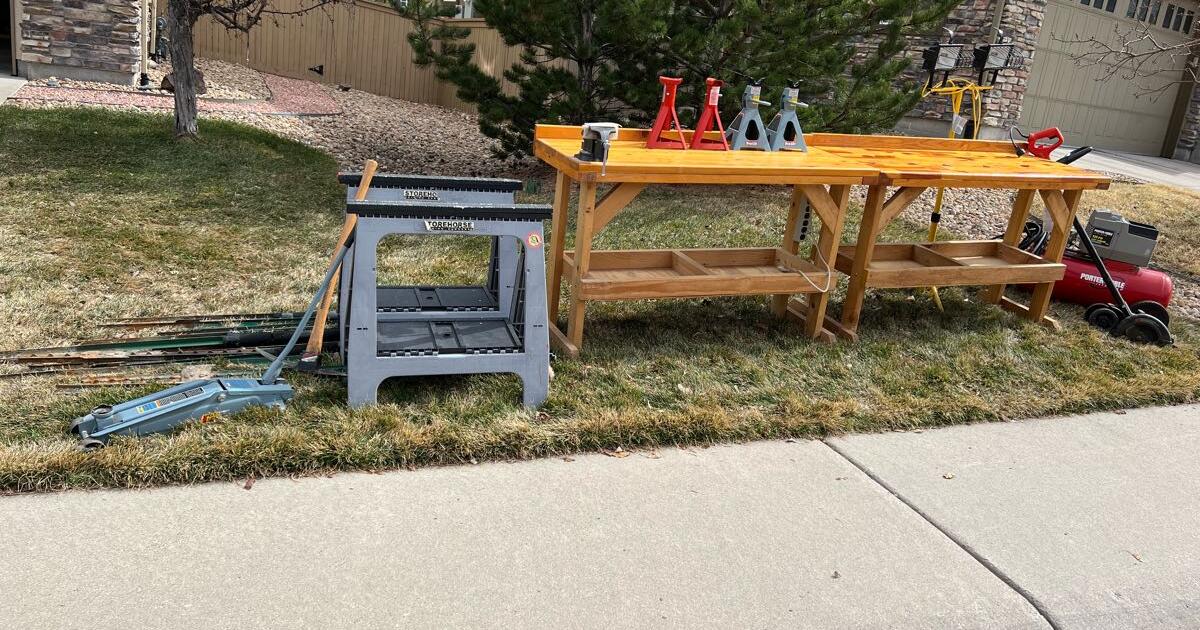 Outdoor Workbench and Tools for Free in Highlands Ranch, CO | For Sale ...