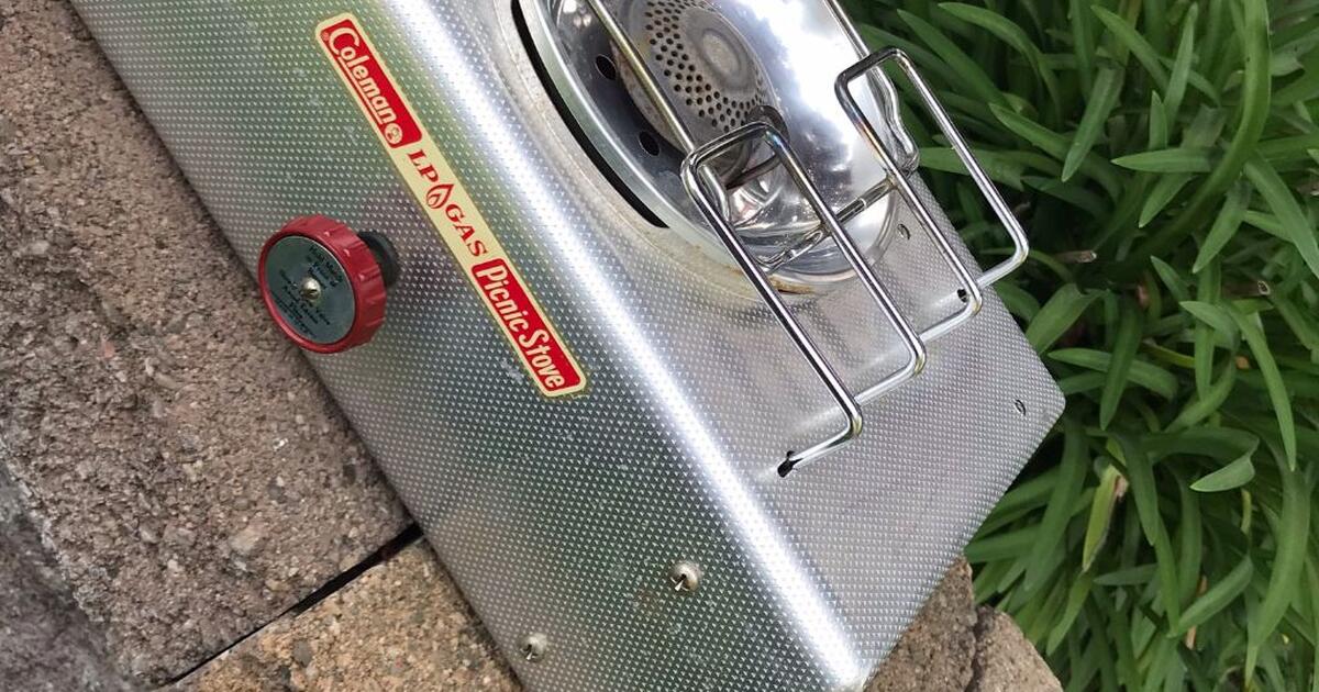Classic Coleman LP Gas Picnic Stove Model 5404 Single Burner WORKS