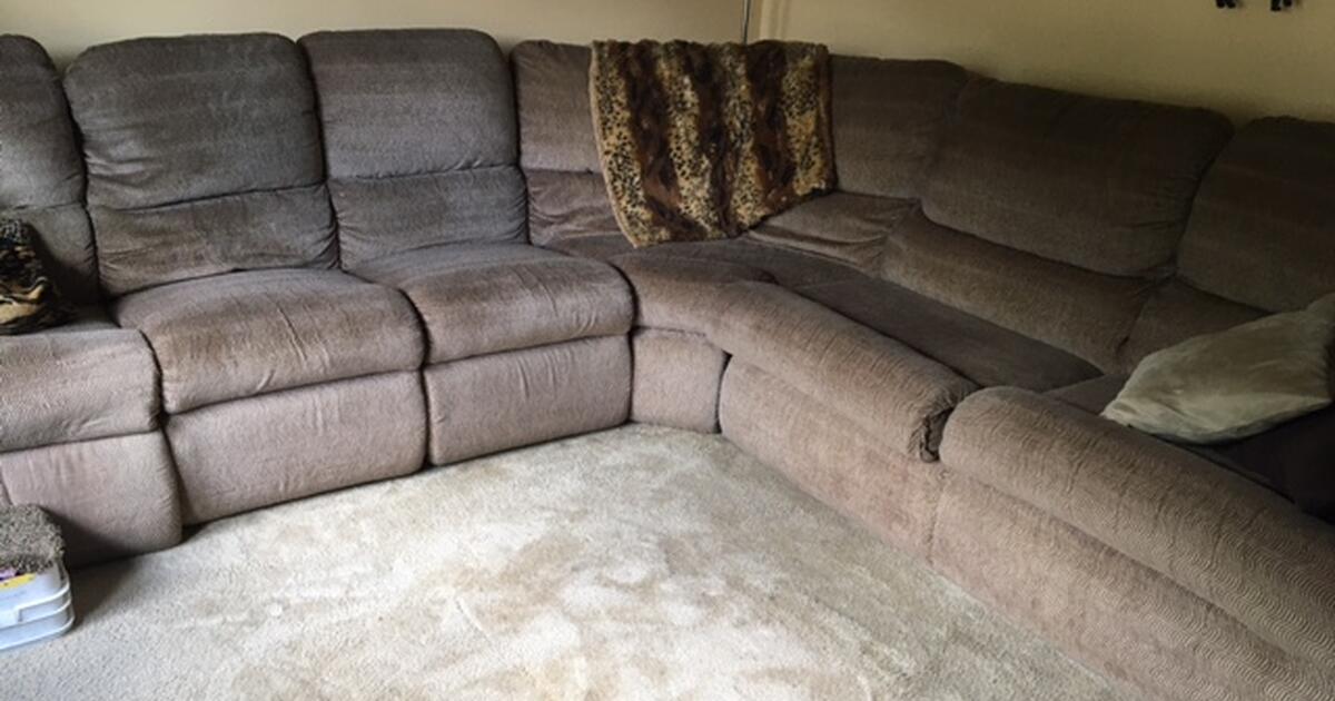 McFarland Farms area LaZBoy 3piece Sectional with hideabed for