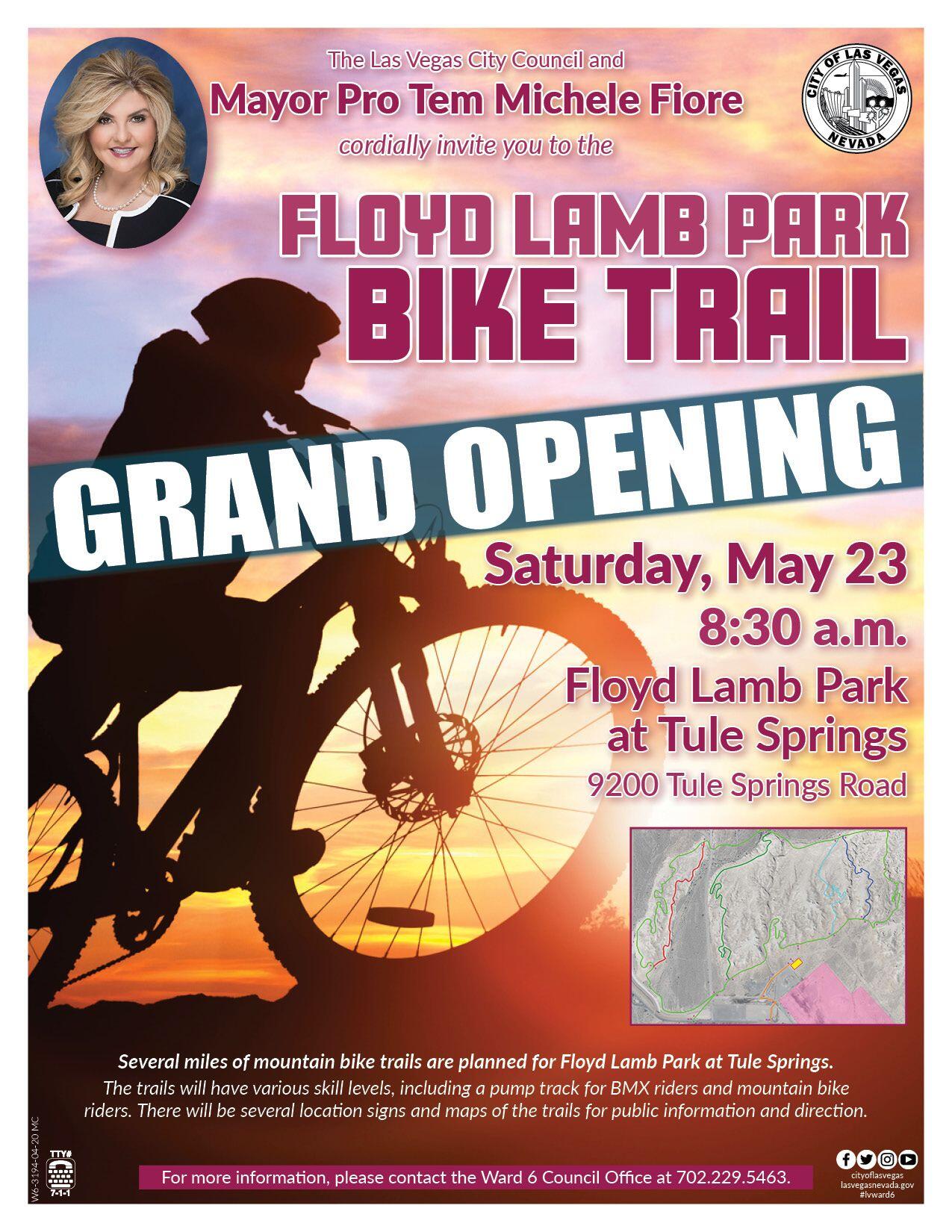 Floyd Lamb Park Bike Trail Map Floyd Lamb Park- "Bike Trail" Grand Opening (City Of Las Vegas) &Mdash;  Nextdoor — Nextdoor