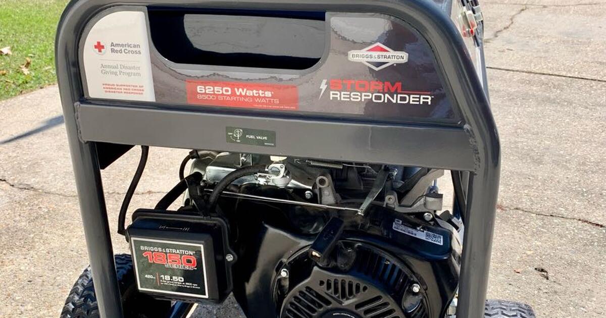 Portable generator (B&S Storm Responder 6250 Watt) for 550 in Baton
