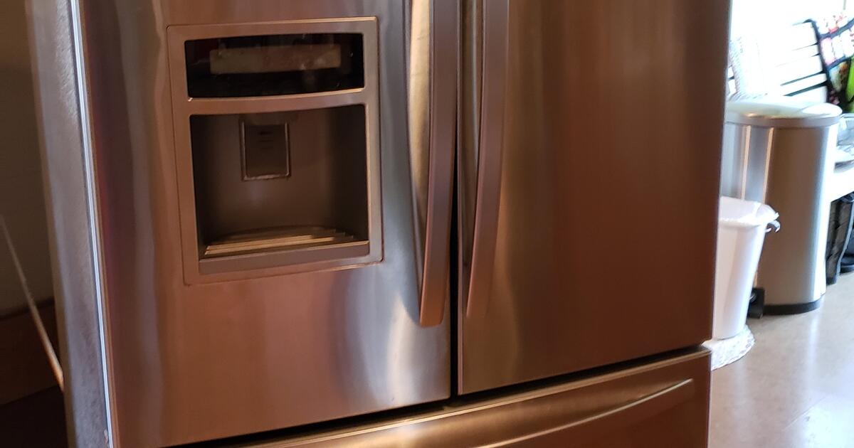 Free.. Refrigerator/Freezer.. Kenmore Elite, Stainless Steel for Free