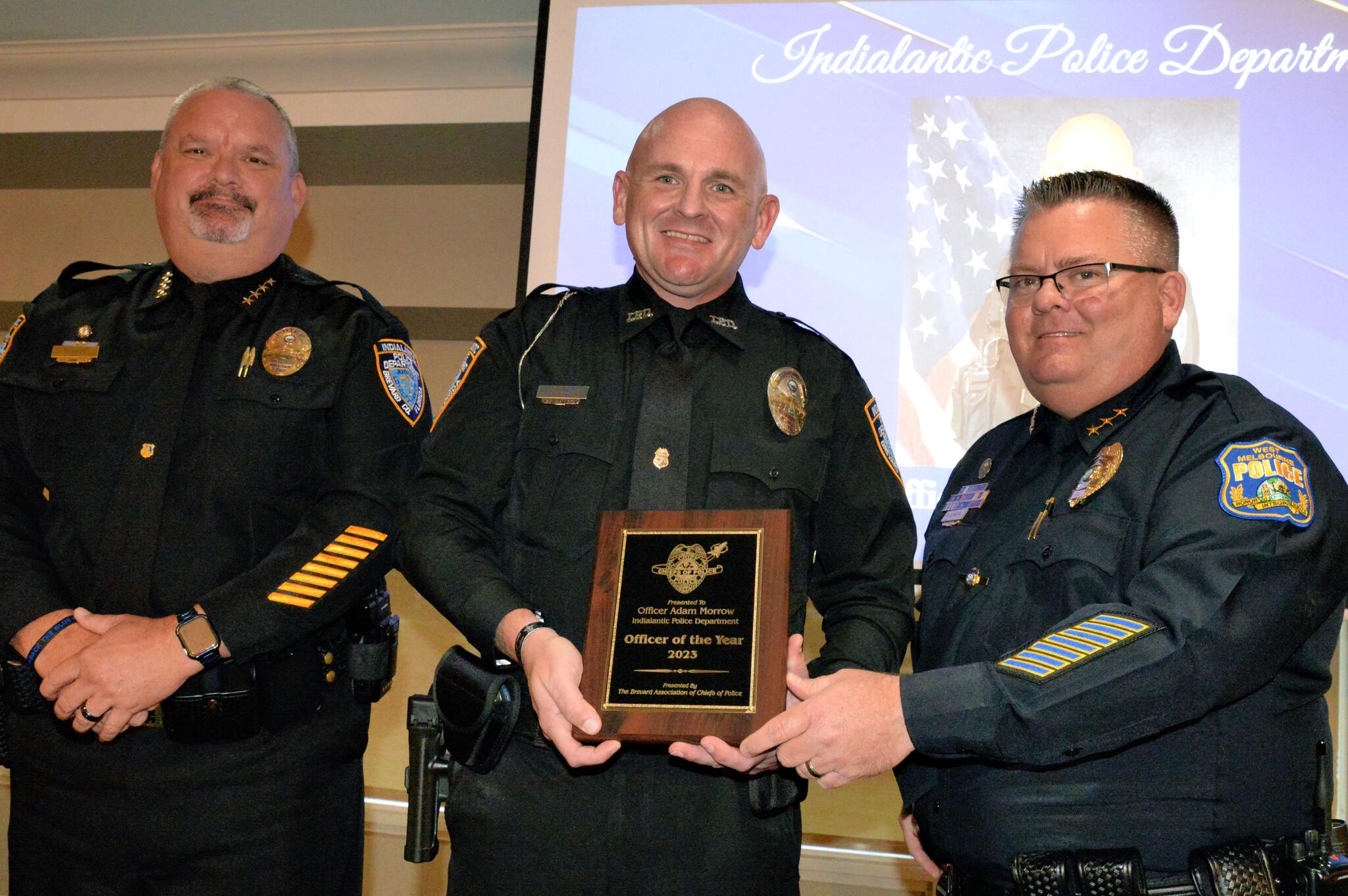 Congratulations to Officer Adam Morrow, who was selected as Indialantic ...