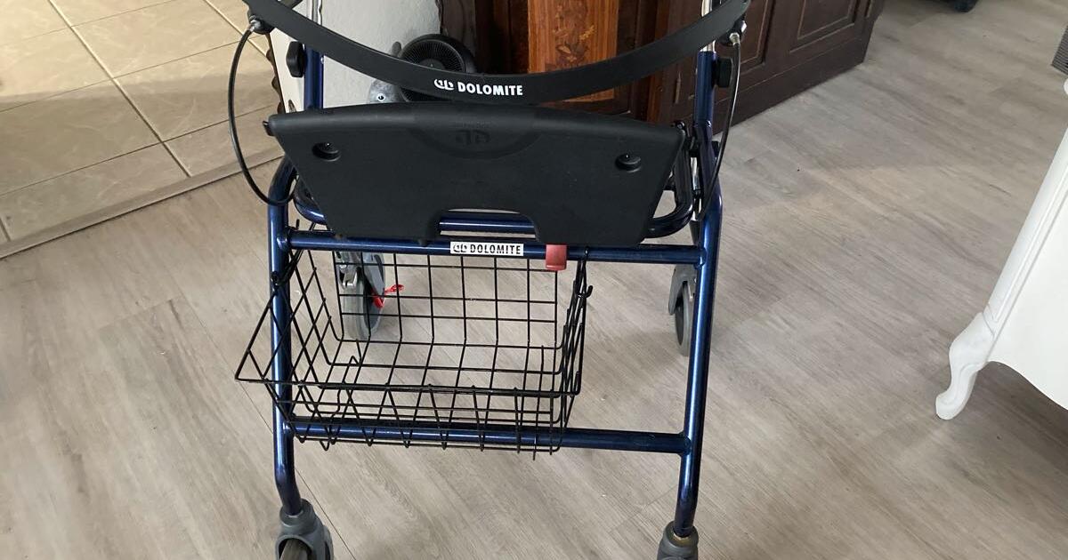 Henmnii Heavy Duty Rollator Walkers for Seniors, All Terrain Aluminum ...