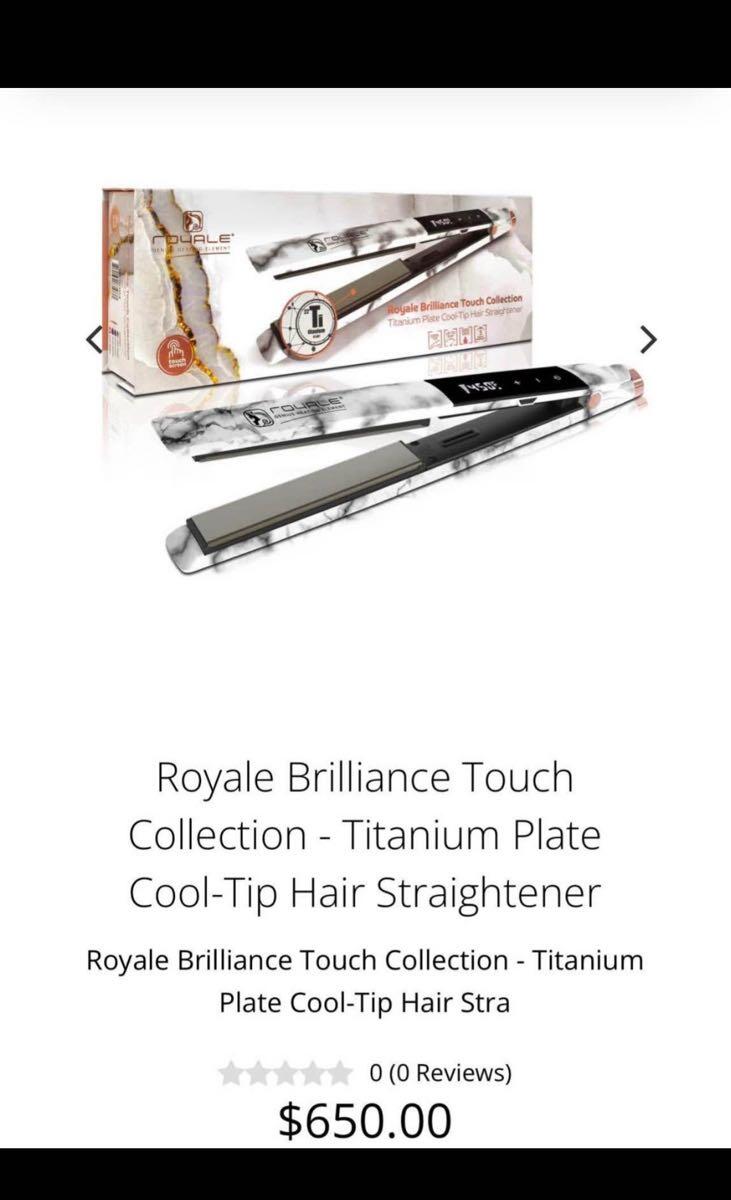 Royale Brilliance Touch Hair Straightener For $150 In  display picture 2