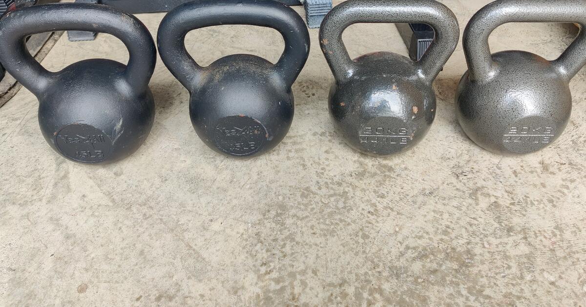 Assorted Steel Kettlebells (Price in Description) for 1 in Carmel, IN