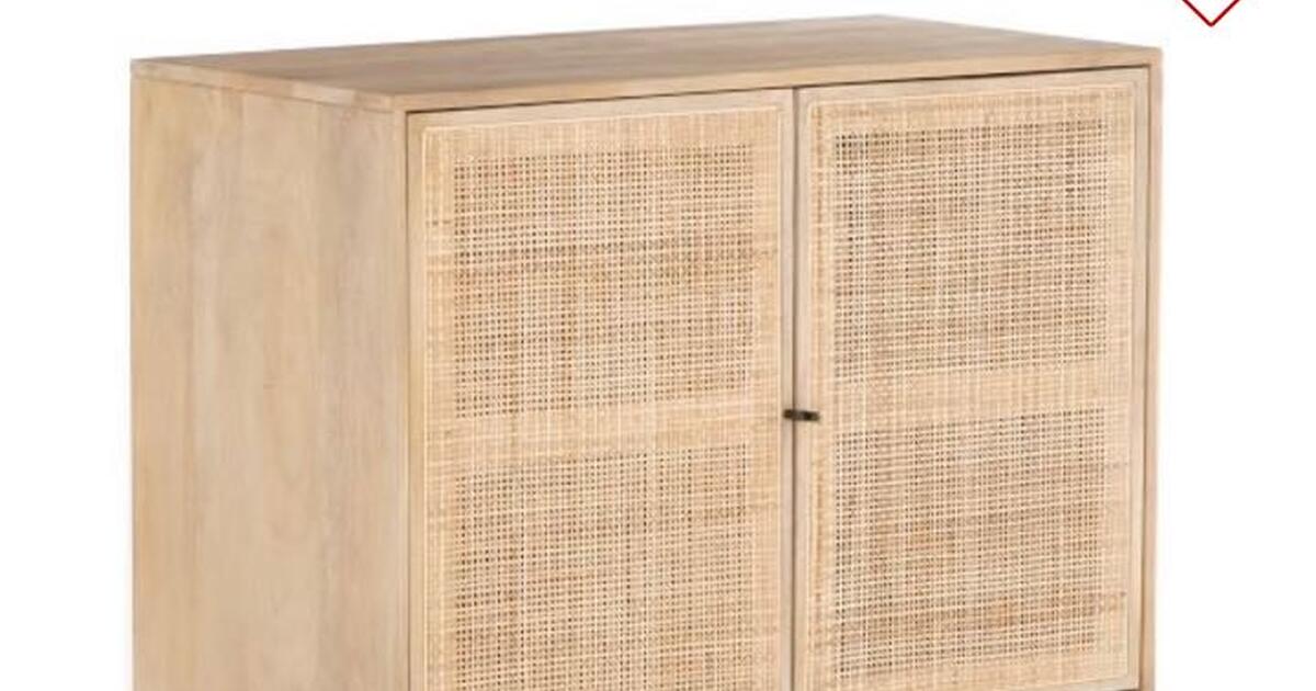 Pottery Barn Dolores Cane Media Console. for 700 in Greenville, SC