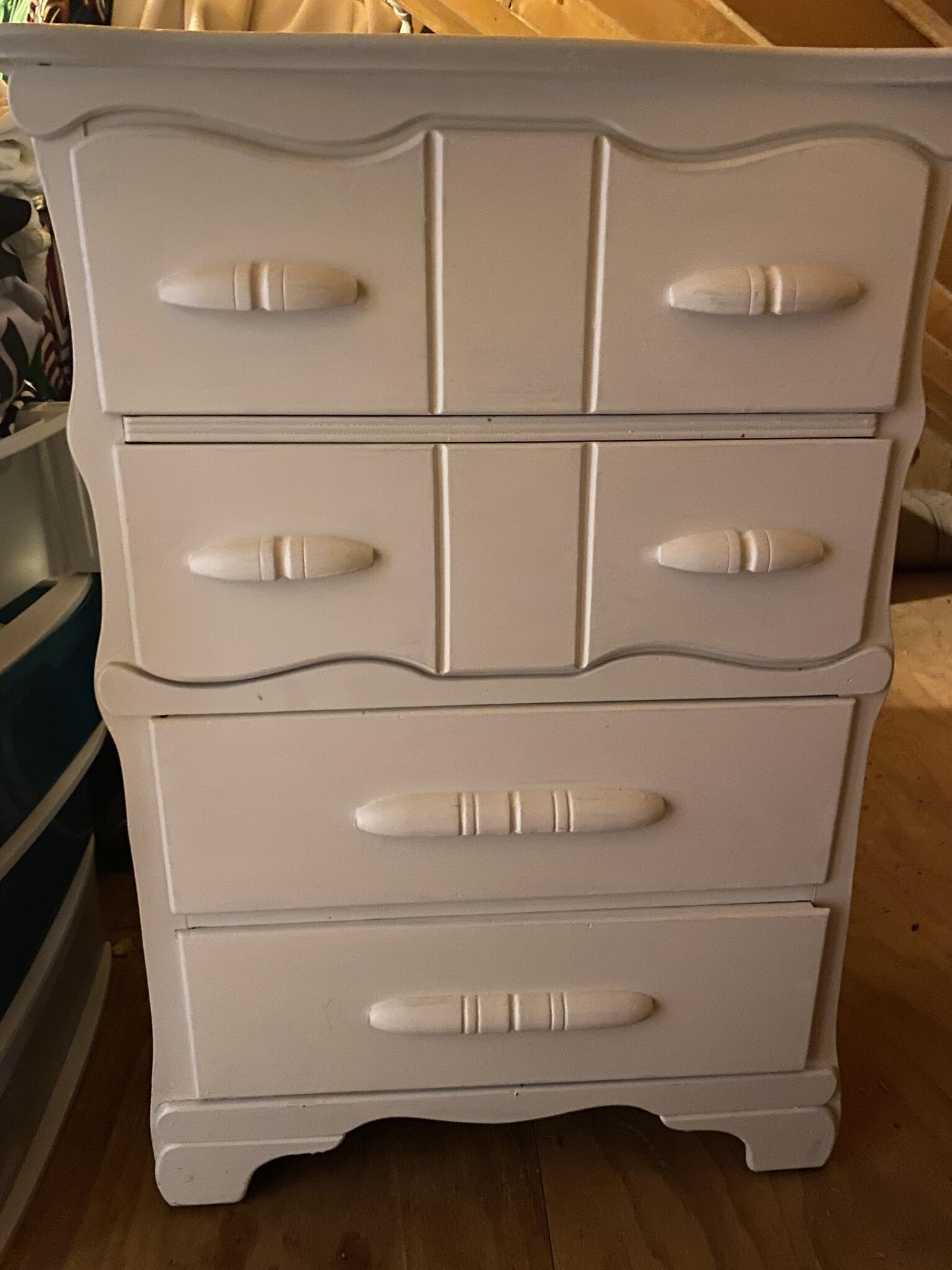 Vintage white dresser for 40 in Charleston, SC For Sale & Free