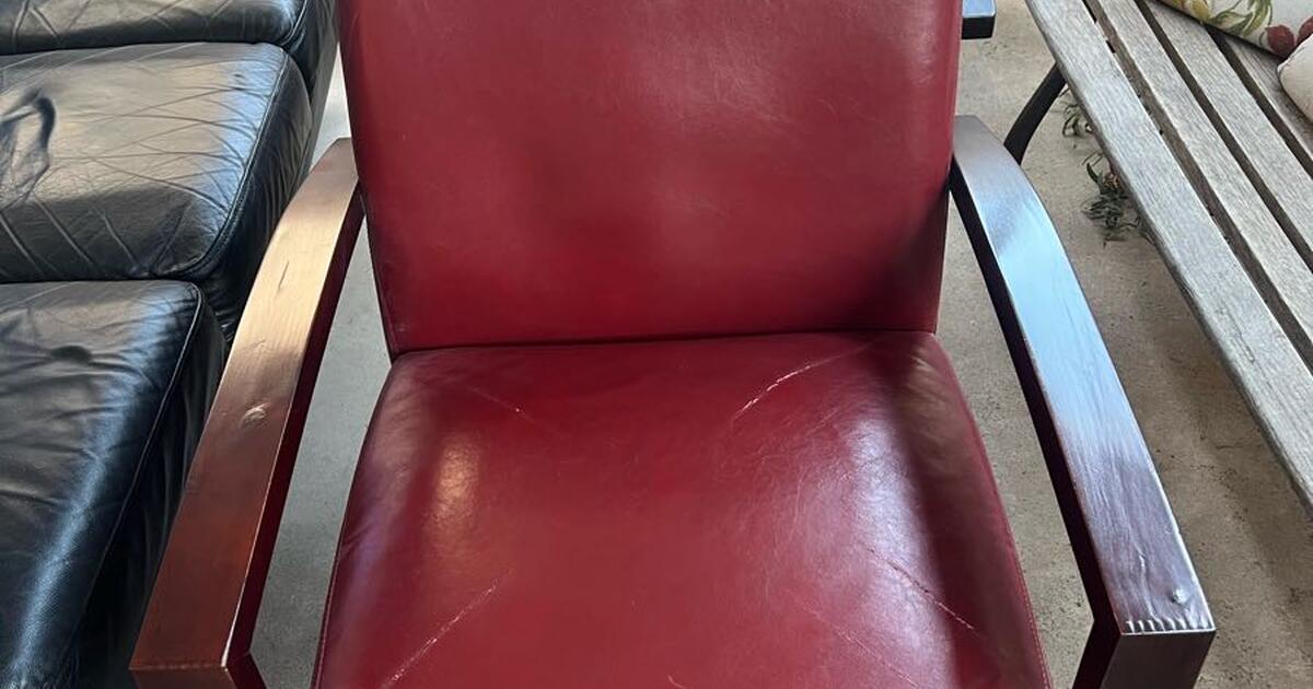 Red leather chairs for Free in Scottsdale, AZ For Sale & Free — Nextdoor