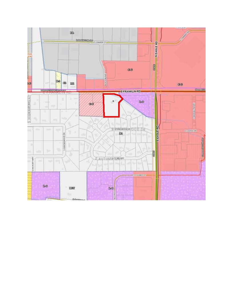 Planning and Zoning Commission Public Hearing Notice for Franklin