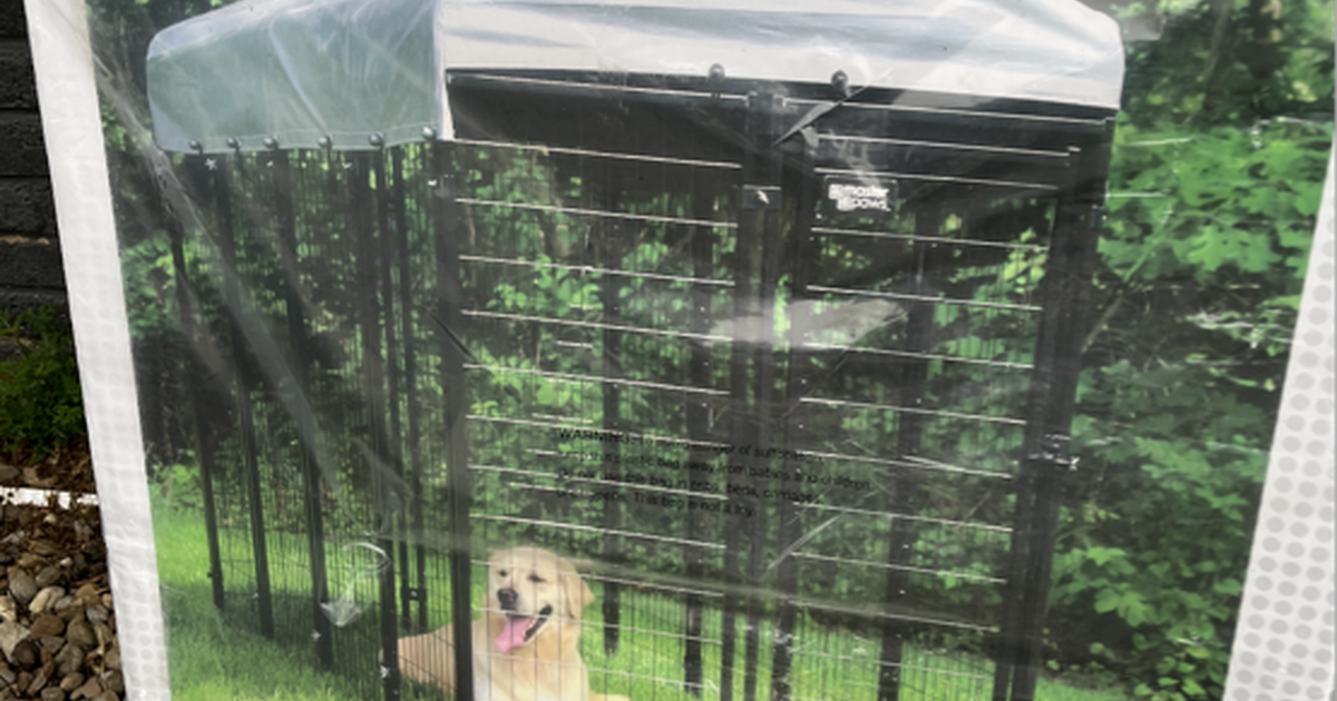 Master Paws wire mesh dog kennel dimensions in pic for 225 in