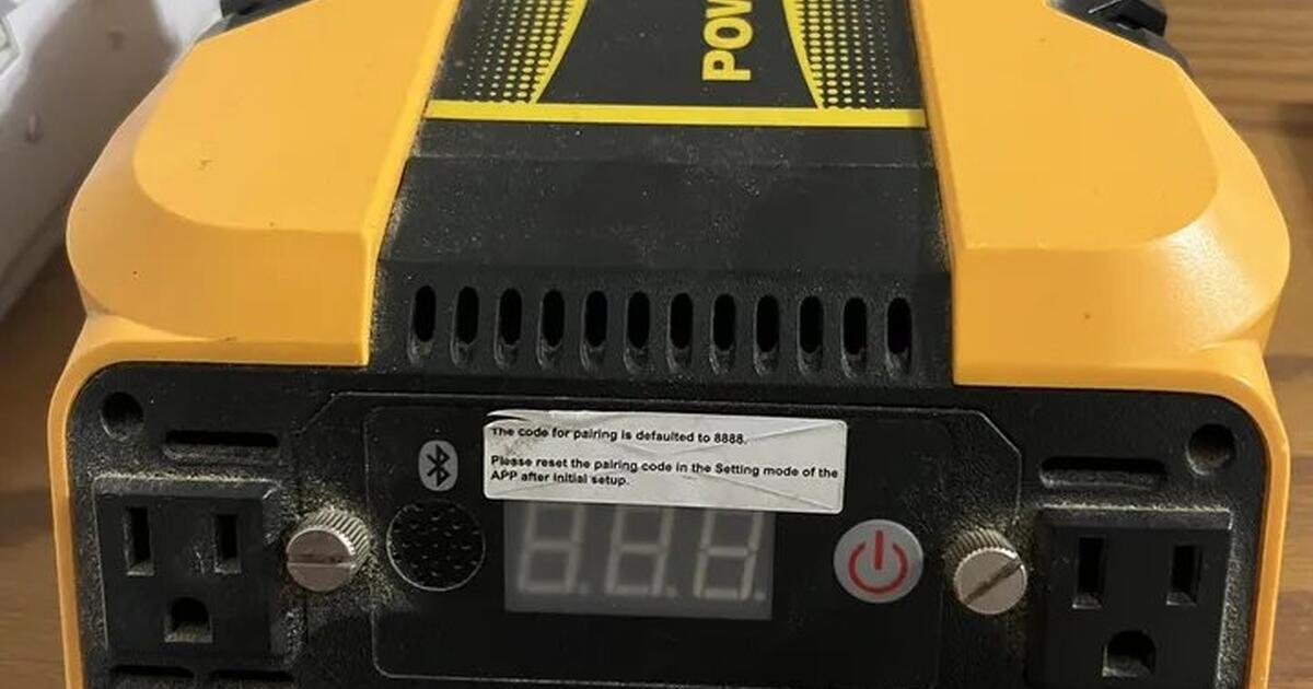 Powerdrive PDIPS1000B 1000W Bluetooth Pure Sine Wave Power Inverter for