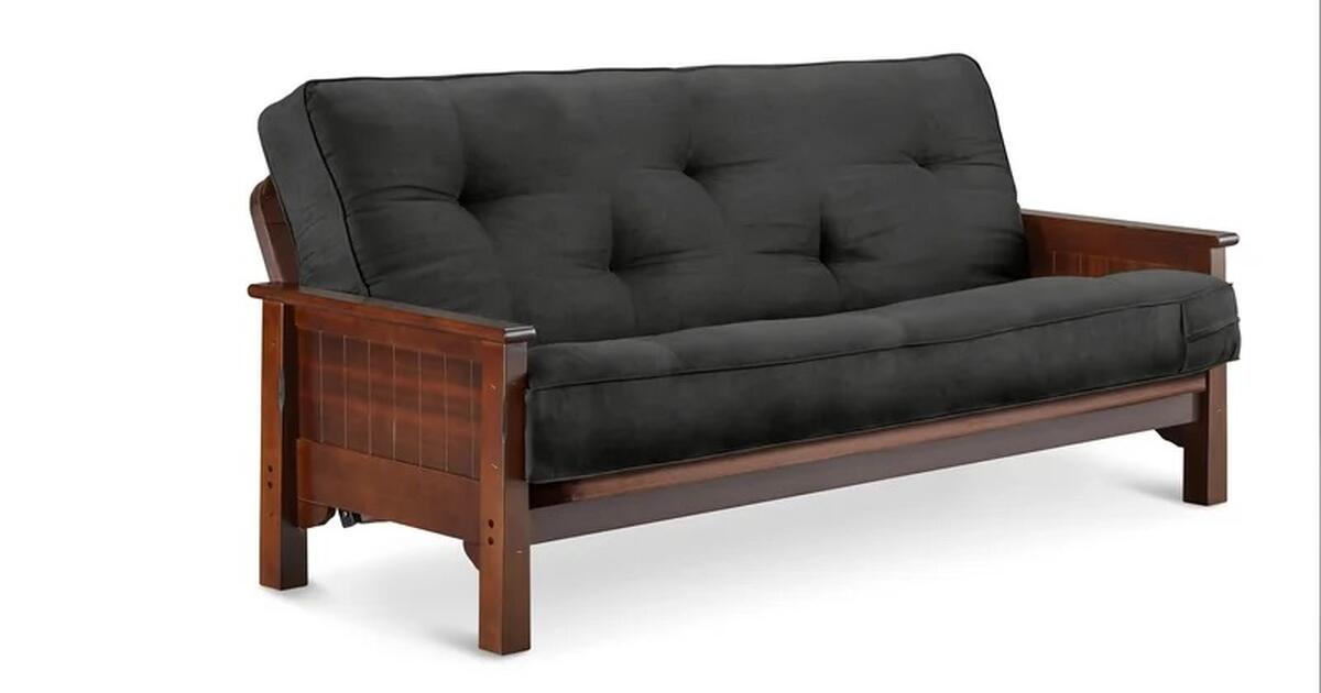 NEVER USED NEW Full Size 82" Wide Tufted Futon and 10" superspring