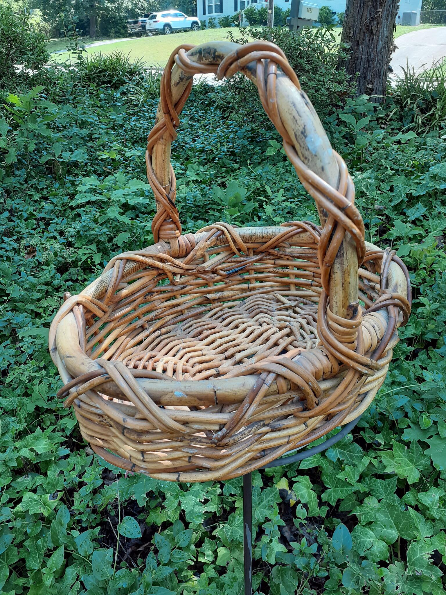 Wicker Garden Basket