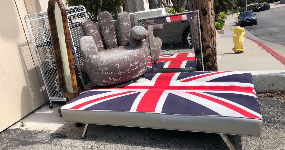 Free futon, mirrors, hand chair, etc. for Free in El Segundo, CA