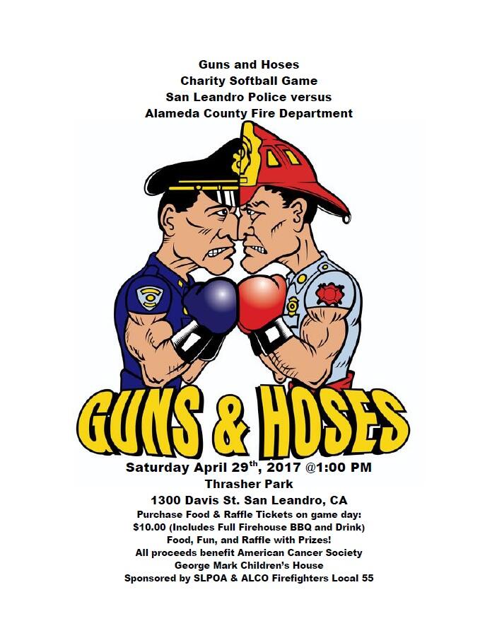 Guns and Hoses Charity Softball Game (San Leandro Police Department