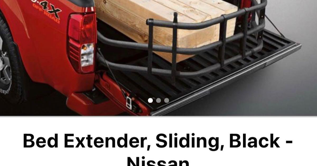 Bed Extender, Sliding, Black Nissan 2015 Nissan Frontier for 100 in