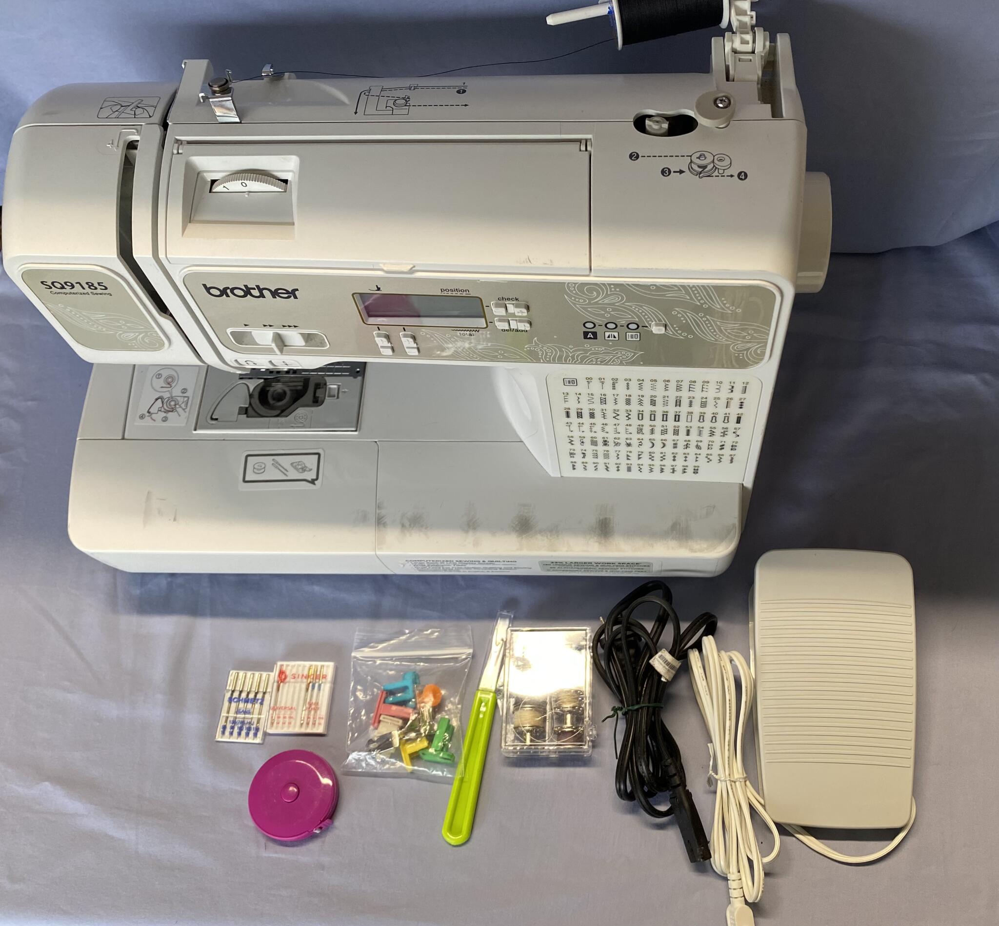 Brother SQ9185 130Stitch Computerized Sewing & Quilting Machine for
