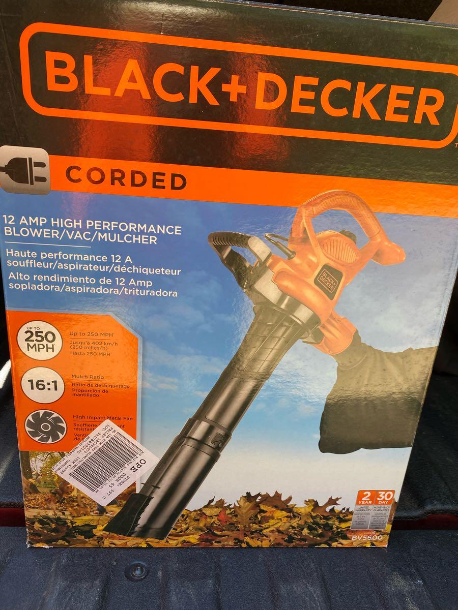 Black+decker Bv5600 High Performance Blower/Vac/Mulcher