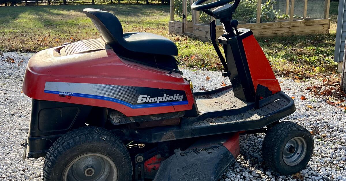 Simplicity Coronet Rear Engine Riding Mower for $150 in Colorado ...