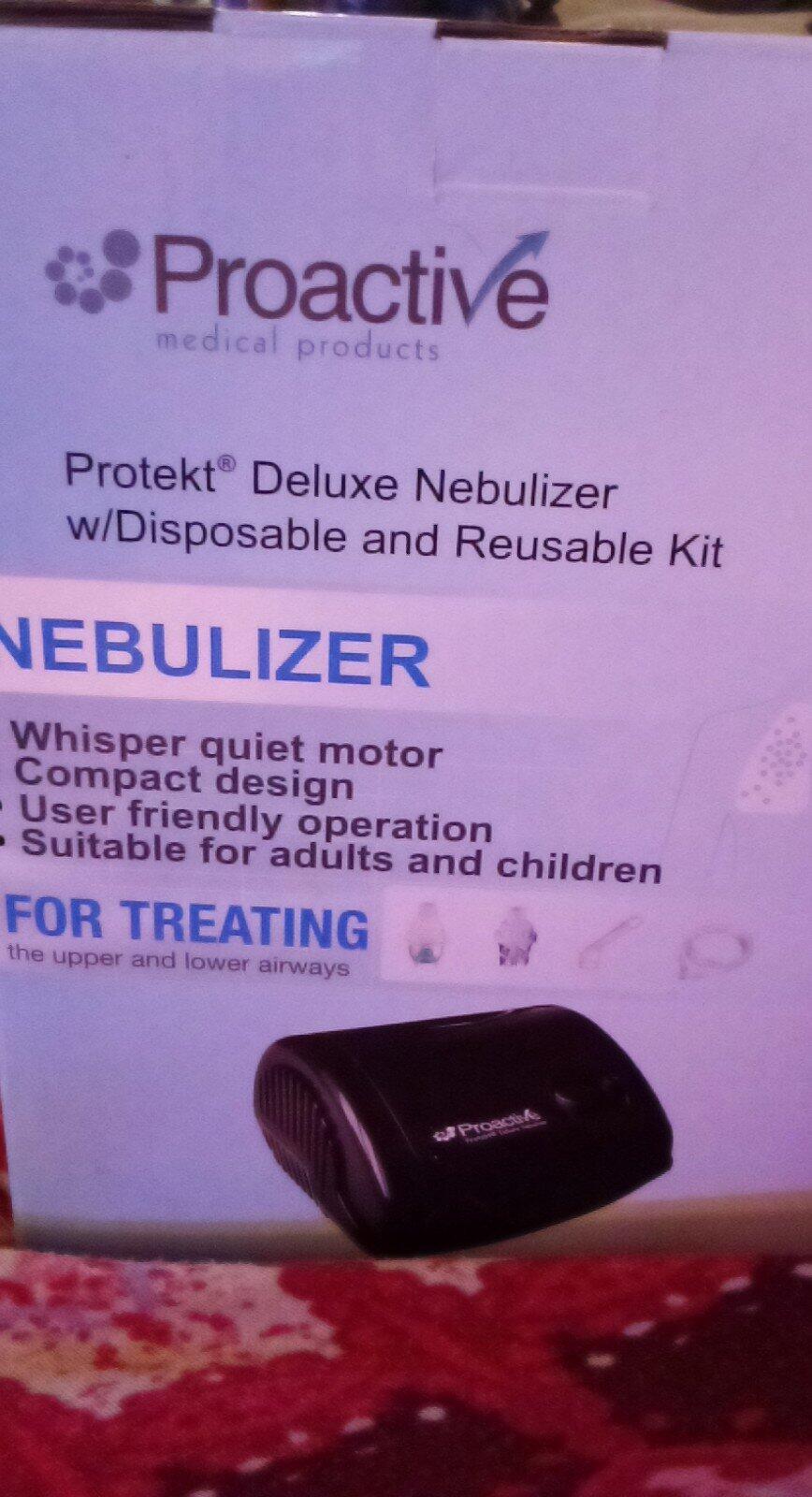 Protekt® Deluxe Nebulizer w/Disposable & Reusable Kit - Proactive Medical  Products