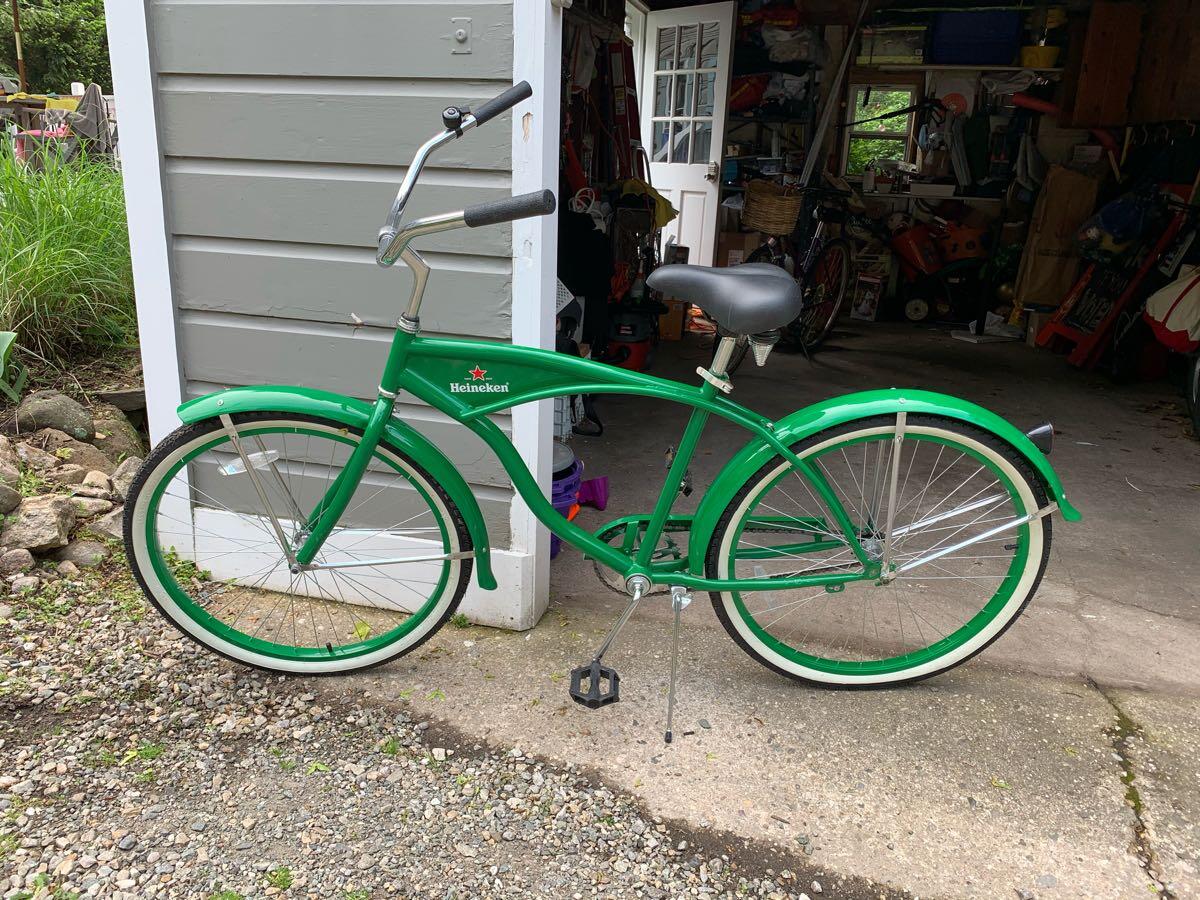 heineken beach cruiser bike