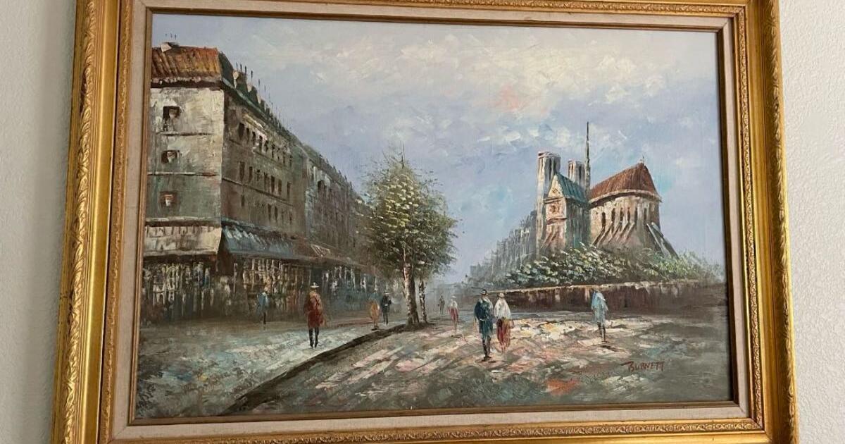 RARE Original Caroline Burnett Oil Painting (RARE 1930’s Era) for $1350 ...