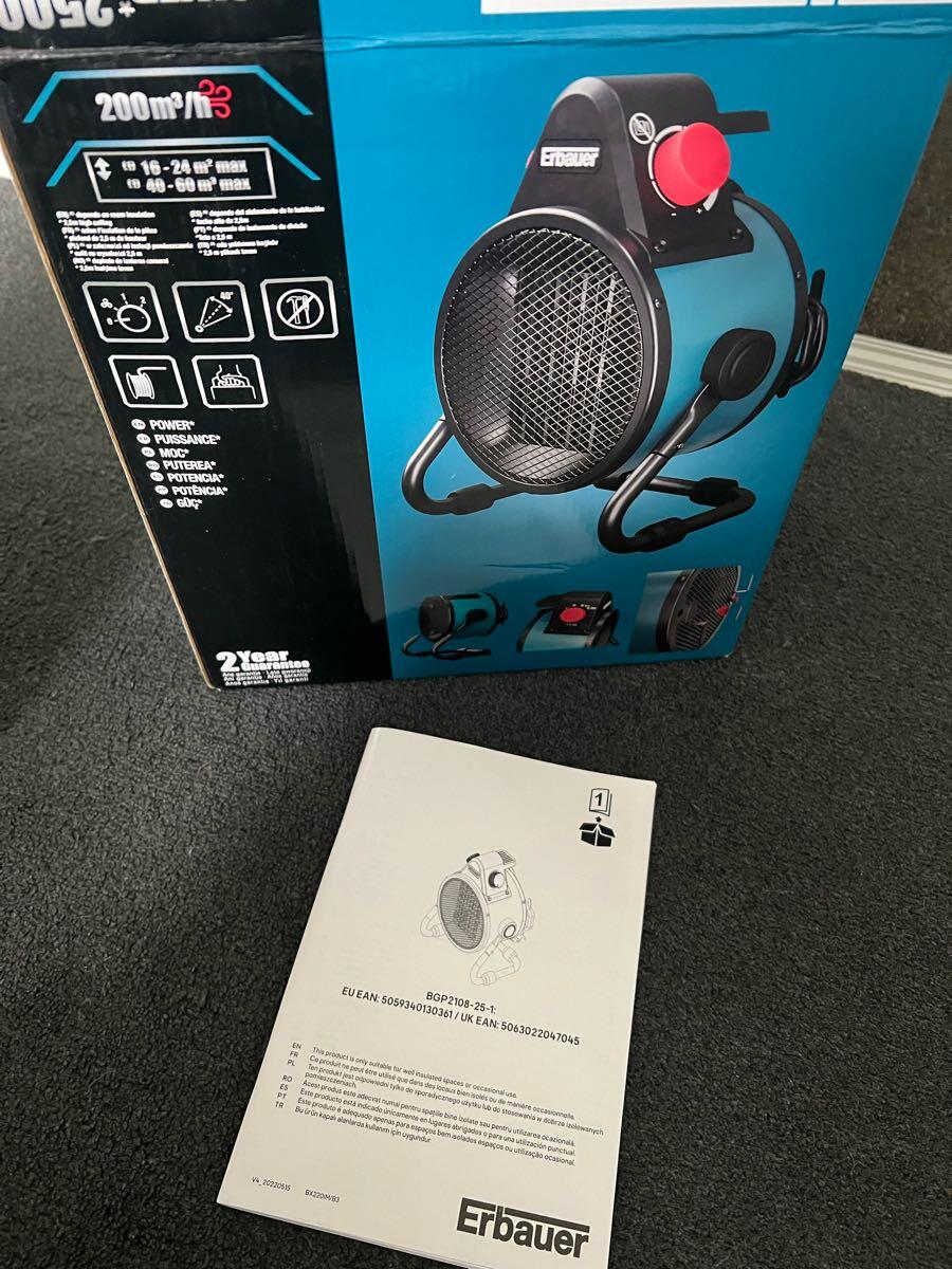 ERBAUER BGP2108-25 FREESTANDING OR PORTABLE PTC WORKSHOP HEATER 2500W For £ 25 In London, Englu0026 | For Sale u0026 Free — Nextdoor